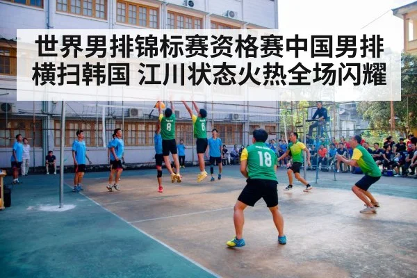 世界男排锦标赛资格赛中国男排横扫韩国 江川状态火热全场闪耀